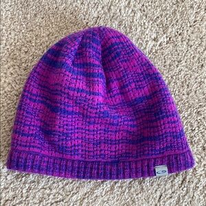 Kids' Pink and Blue Beanie